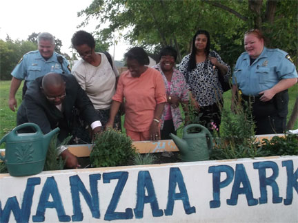 Kwanzaa Park scene